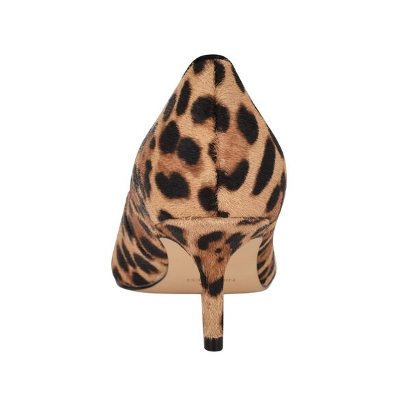 Nine West Womens Arlene Pump Faux Calf Hair Heels WNARLENEP8 Leopard Brown 9.5M - Picture 9 of 12